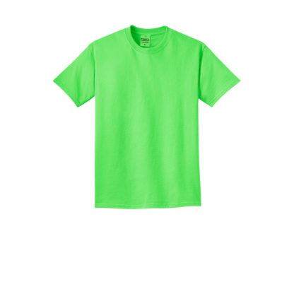 Port and Company Beach Wash Garment Dyed Tee Neon Green