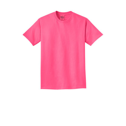 Port and Company Beach Wash Garment Dyed Tee Neon Pink