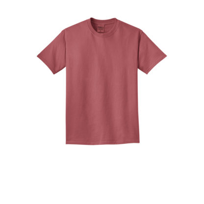 Port and Company Beach Wash Garment Dyed Tee Red Rock