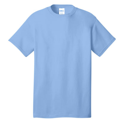 Port and Company Core Cotton Tee Light Blue