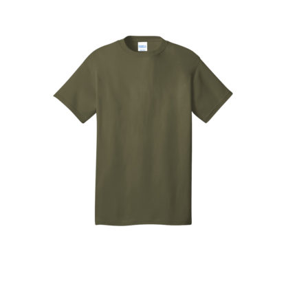 Port and Company Core Cotton Tee Olive Drab Green