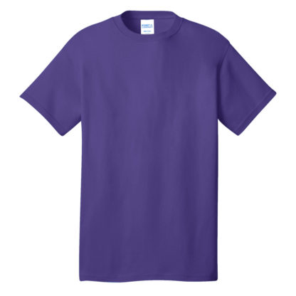 Port and Company Core Cotton Tee Purple