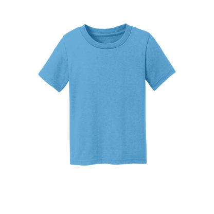 Port and Company Toddler Core Cotton Tee Aquatic Blue