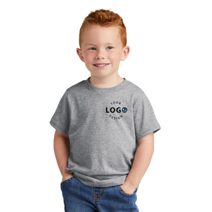 Port and Company Toddler Core Cotton Tee Left Pocket Logo