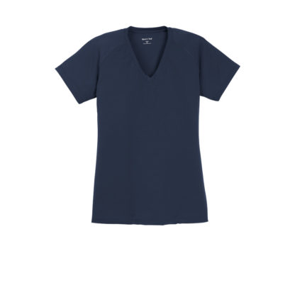 Sport-Tek Ladies Ultimate Performance V-Neck Navy