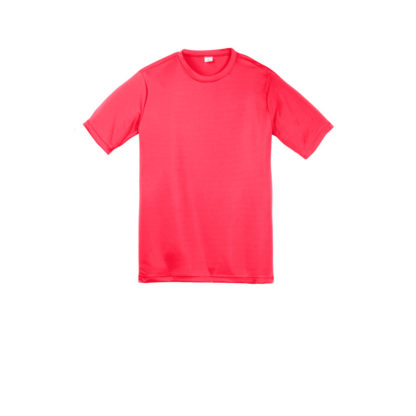 Sport Tek Youth PosiCharge Competitor Tee Hot Coral