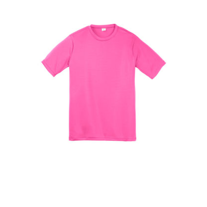 Sport Tek Youth PosiCharge Competitor Tee Neon Pink