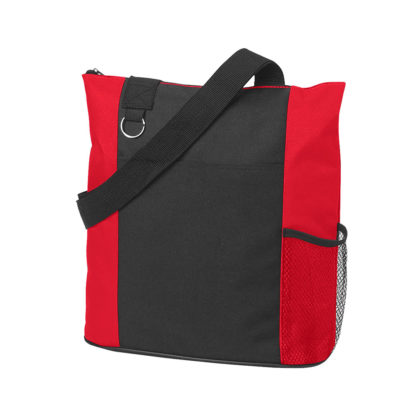 Custom Tote Bags Red with Black