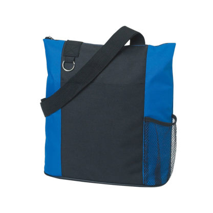 Custom Tote Bags Royal Blue with Black