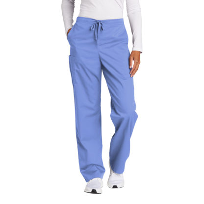 WonderWink Unisex Tall WorkFlex Cargo Pant Ceil Blue