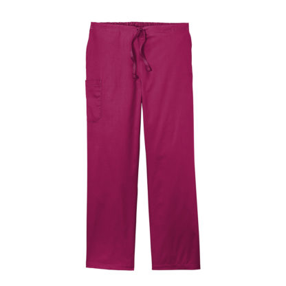 WonderWink Unisex Tall WorkFlex Cargo Pant Wine