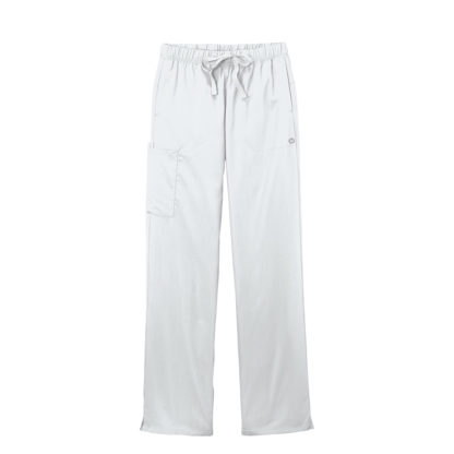 WonderWink Women's Premier Flex Cargo Pant White