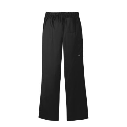 WonderWink Women's Tall WorkFlex Flare Leg Cargo Pant Black