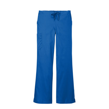 WonderWink Women's Tall WorkFlex Flare Leg Cargo Pant Royal