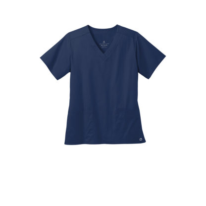 WonderWink Women's WorkFlex V-Neck Top Navy