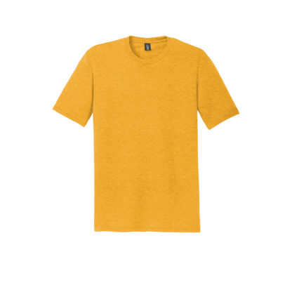 District Perfect Tee Ochre Yellow Heather