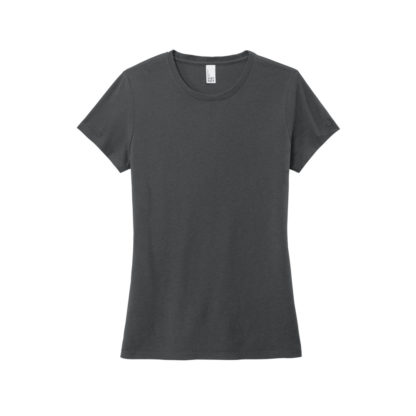 District Women's Perfect Tri Tee Charcoal