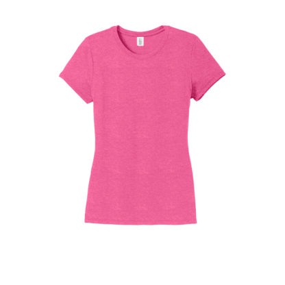 District Women's Perfect Tri Tee Fuchsia Frost