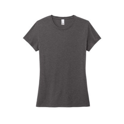 District Women's Perfect Tri Tee Heathered Charcoal