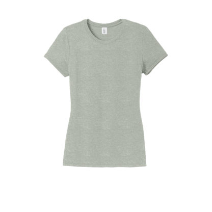 District Women's Perfect Tri Tee Heathered Grey