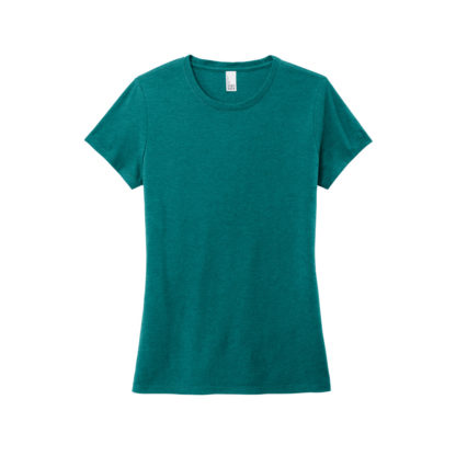 District Women's Perfect Tri Tee Heathered Teal