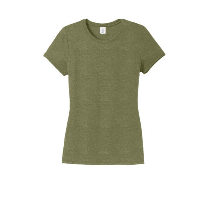 District Women's Perfect Tri Tee Military Green Frost