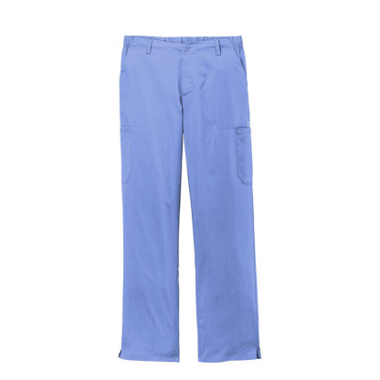 WonderWink Mens Premiere Flex Cargo Pant Custom Scrubs Ceil Blue