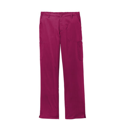 WonderWink Mens Premiere Flex Cargo Pant Custom Scrubs Wine